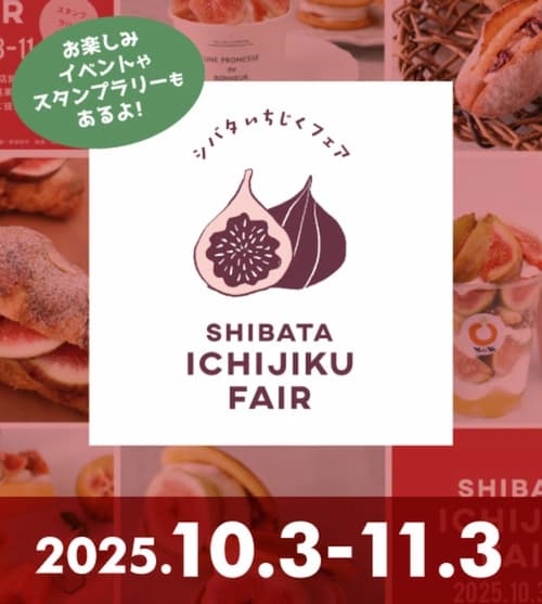 秋限定!新発田の“いちじく”を味わい尽くす1ヶ月 SHIBATA ICHIJIKU FAIR 2025